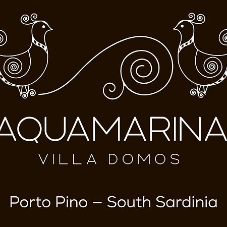 Villa Aquamarina Pavoncella Rossa Porto Pino Dış mekan fotoğraf