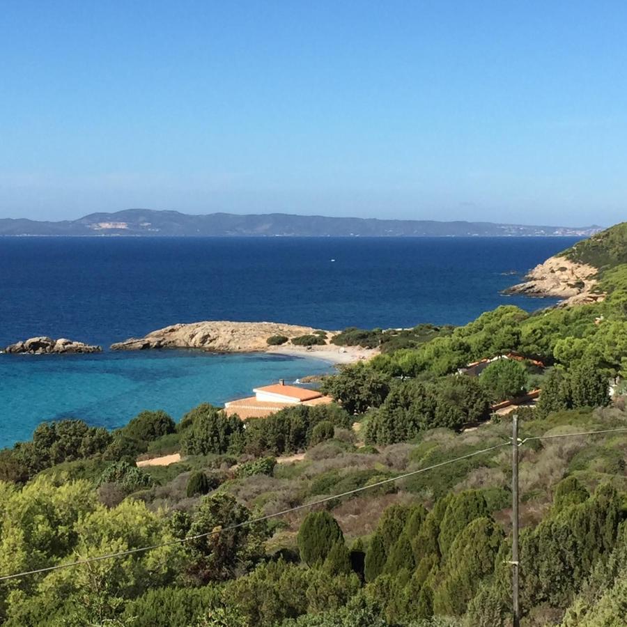Villa Aquamarina Pavoncella Rossa Porto Pino Dış mekan fotoğraf